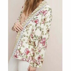 Anthropologie Kimono Idalia Top One Size